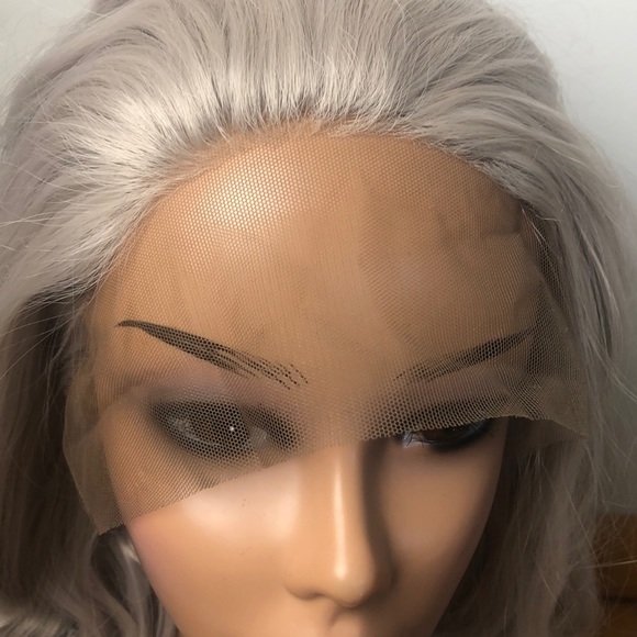 ?Yoshi 22”  BABY GREY LACE FRONT Wig * NWT*? main image 5
